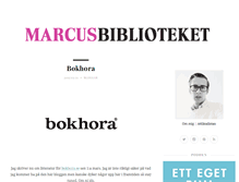 Tablet Screenshot of marcusbiblioteket.com